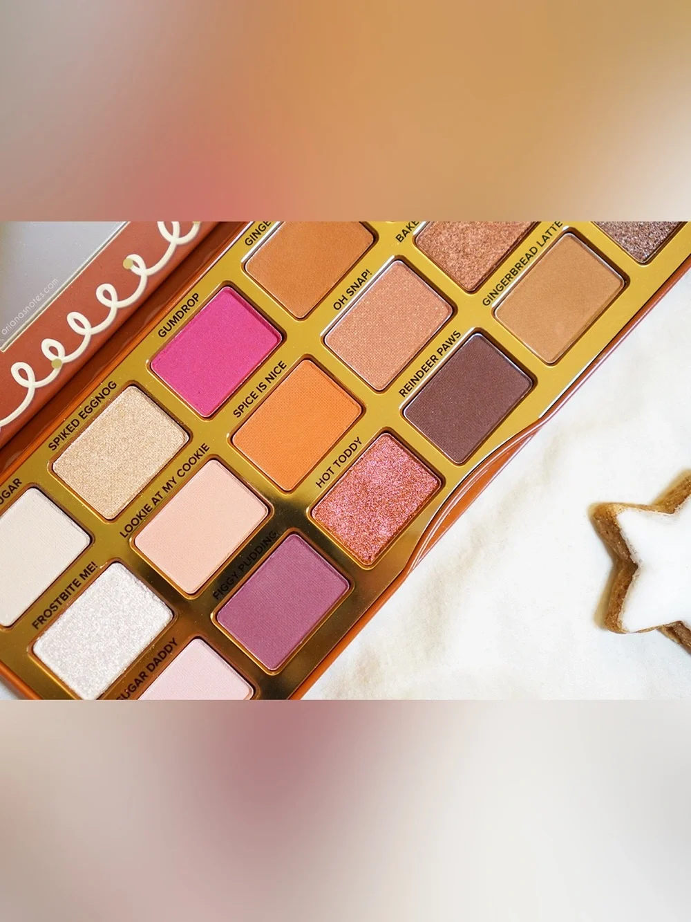 NIB Too Faced Gingerbread Spice Eyeshadow Palette